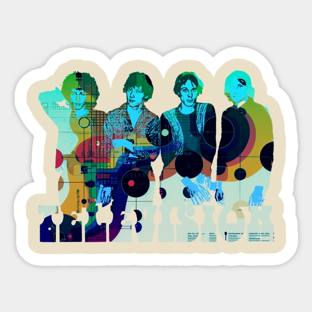 Television Band Sticker by HAPPY TRIP PRESS